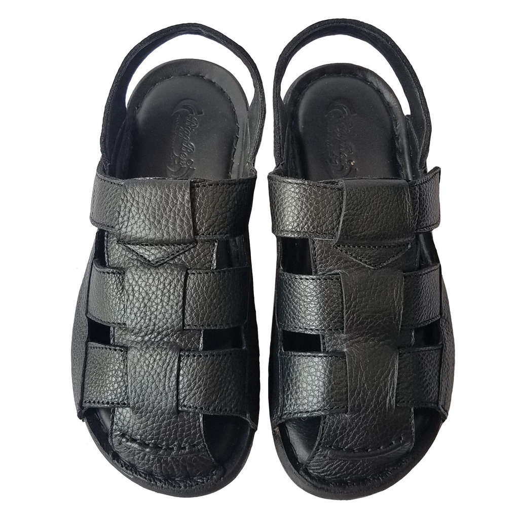 Giày Sandal Nam Bít Mũi Da Bò Thật BIGGBEN HKD546
