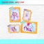 KHUNG HÌNH GIẤY THEO MÀU-SET 4 KHUNG
