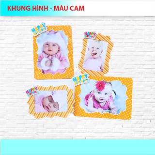 (7 MÀU ) KHUNG HÌNH GIẤY THEO MÀU-SET 4 KHUNG
