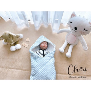 Chăn Ủ Xô Oganic Chần Bông Chéri Cao Cấp Cho Bé | Minizon Kids