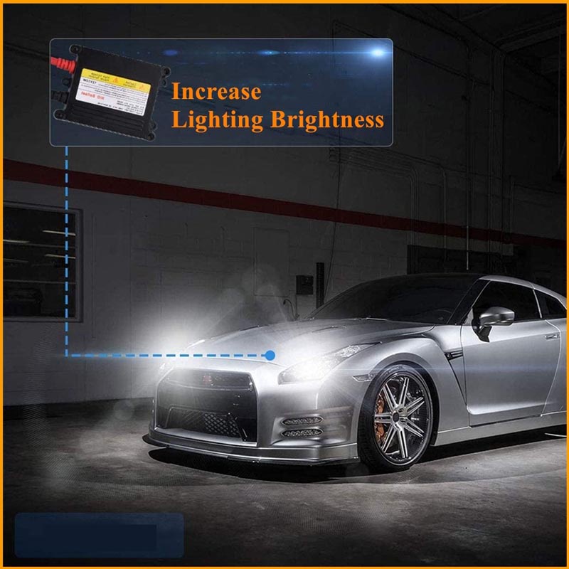 55w Siêu Mỏng Xe Xenon Chấn Lưu Bóng Đèn Pha Ô Tô DC 12V HID Chấn Lưu Cho H1 H3 H7 H8 H9 H11 9005 9006 HB3 HB4 H4