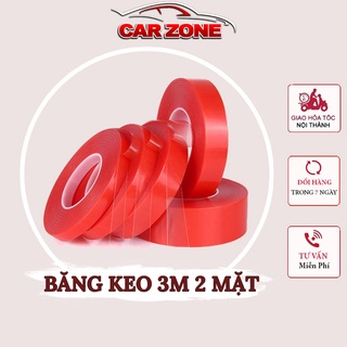 Băng Keo 2 Mặt Siêu Dính Chuyên Dụng Cho Ô Tô – Cuộn 3 Mét
