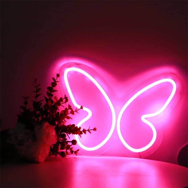 Đèn Trang Trí Led Neon Sign Hình Bướm
