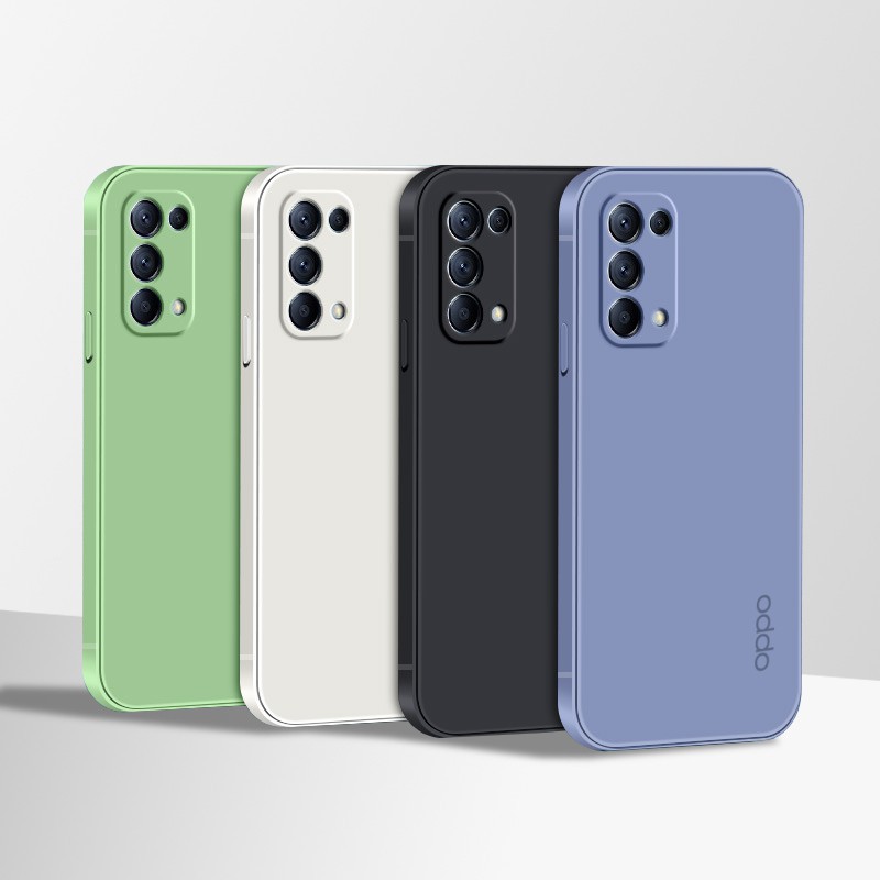 Ốp Điện Thoại Silicon Mềm Mỏng Màu Kẹo Cho OPPO Reno 5 4G 5G 5K Reno 6 Reno 4 Pro 4F Reno4 SE Realme C1