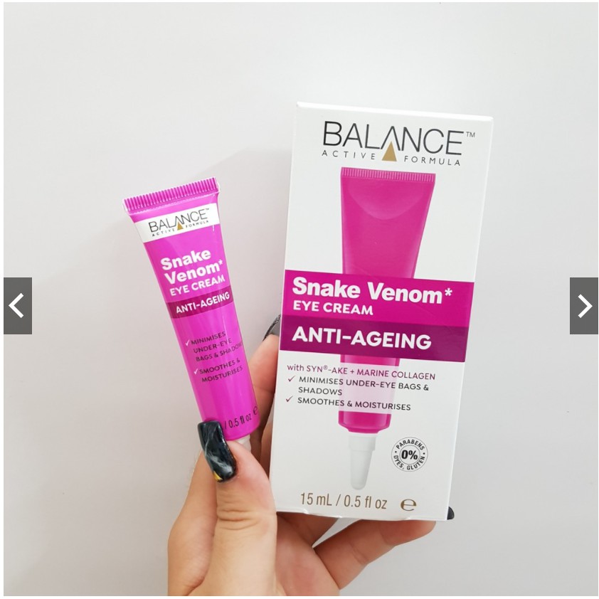 Kem mắt nọc rắn Balance Snake Venom Eye Cream 15ml Shopee Việt Nam
