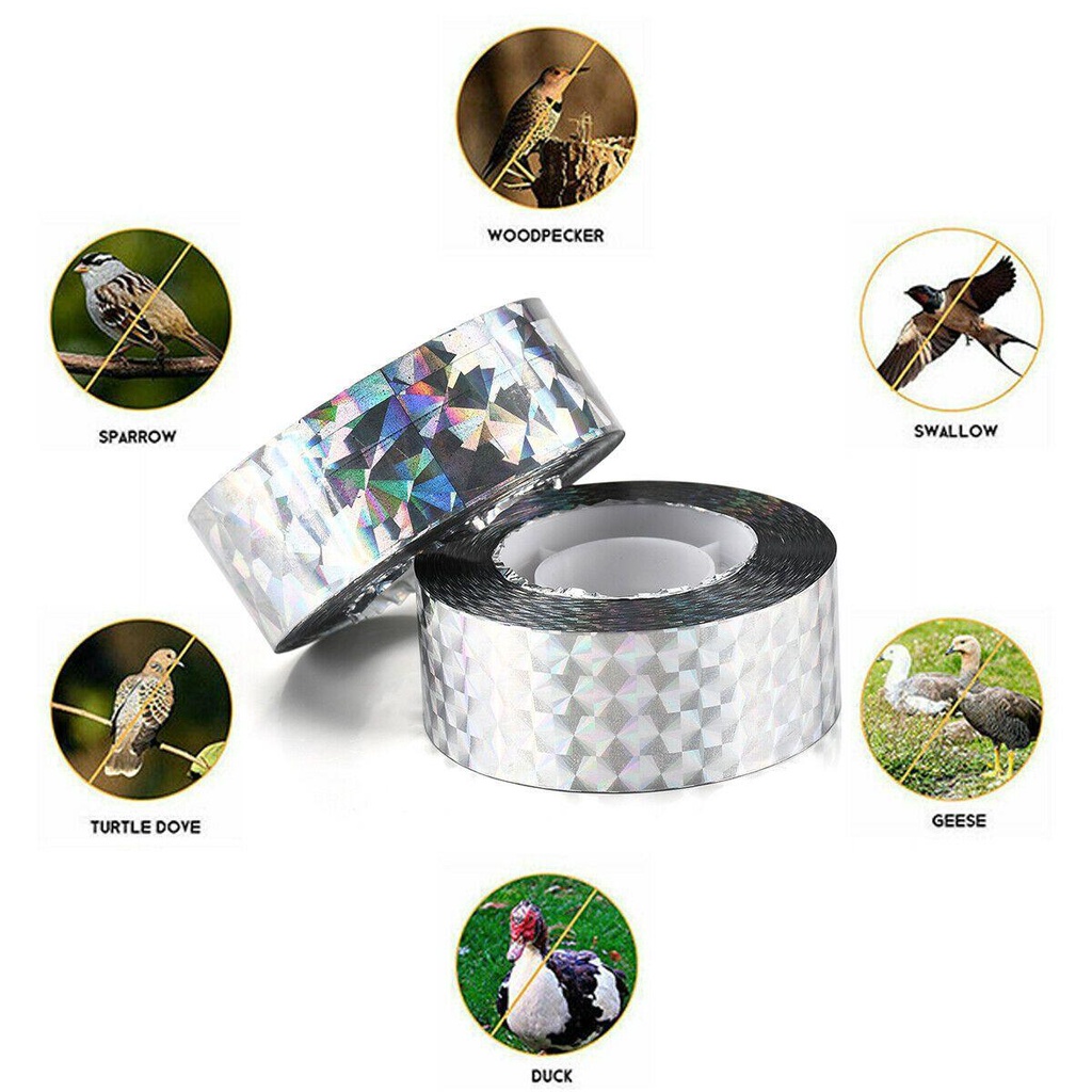 SAIA Chim Scarer Băng Ngoài Trời Bãi Cỏ Thiết Thực Vườn Orchard Repeller Scare Ruy Băng