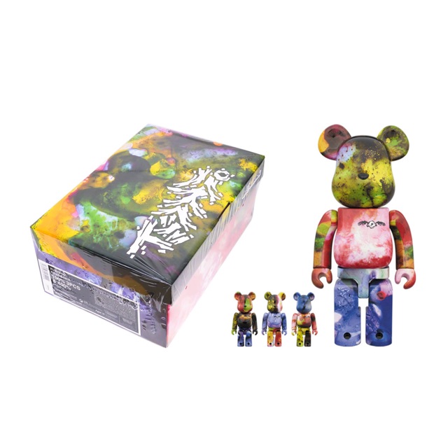 BE@RBRICK PUSHEAD 3 different colors 100% & 400% 4 PC SET | Shopee 