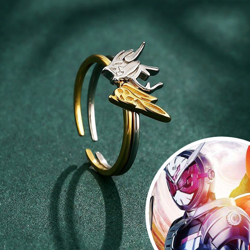 Nhẫn Hở Hóa Trang Kamen Rider Bằng Kim Loại Thời Trang Cho Cặp Đôi ...