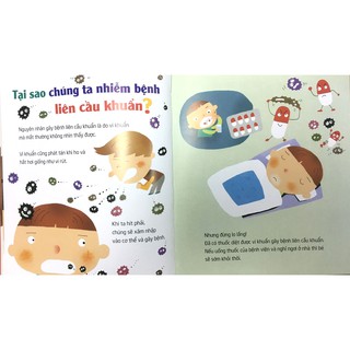 Sách Ehon Nhật Bản Các bệnh thường gặp tập 5: Bệnh tay chân miệng – Bệnh liên cầu khuẩn là gì?