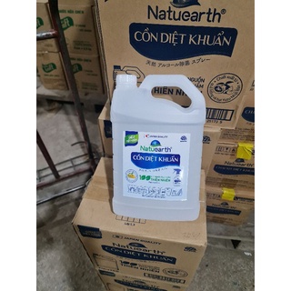 Cồn Diệt Khuẩn Natuearth Can 3,8L – Dùng Trong Gia Dụng Và Y Tế (Công Nghệ Nhật Bản)