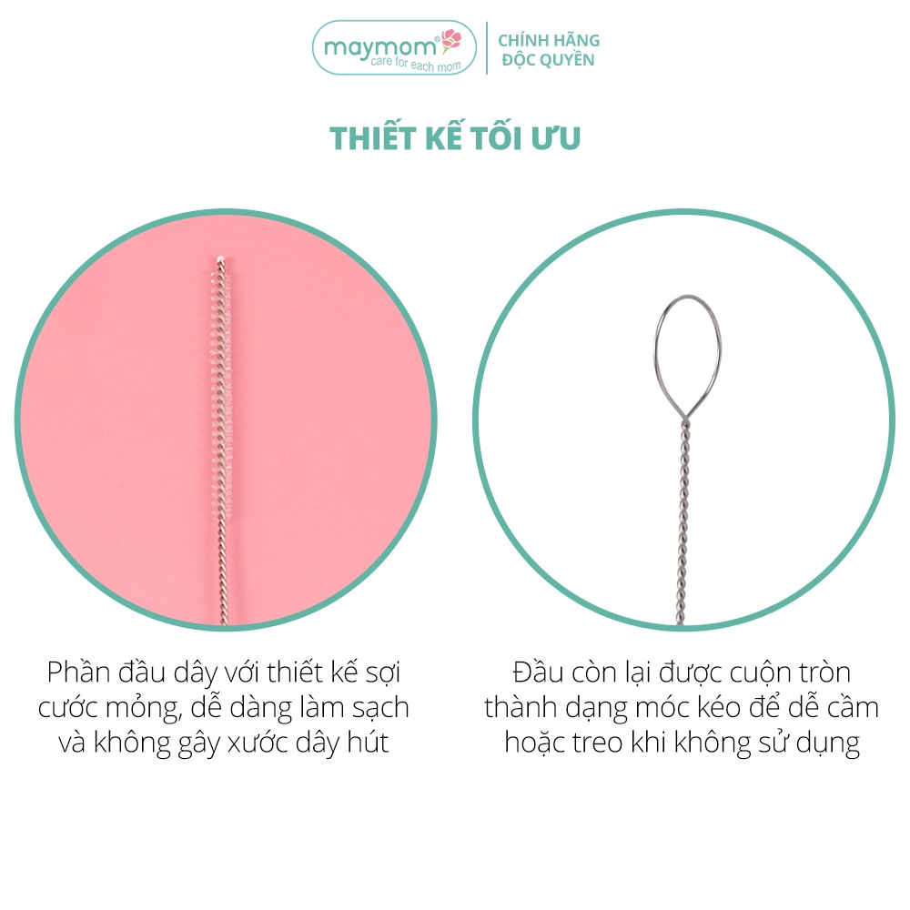 Ảnh Dụng cụ vệ sinh dây hút máy hút sữa Maymom dài 100cm 3