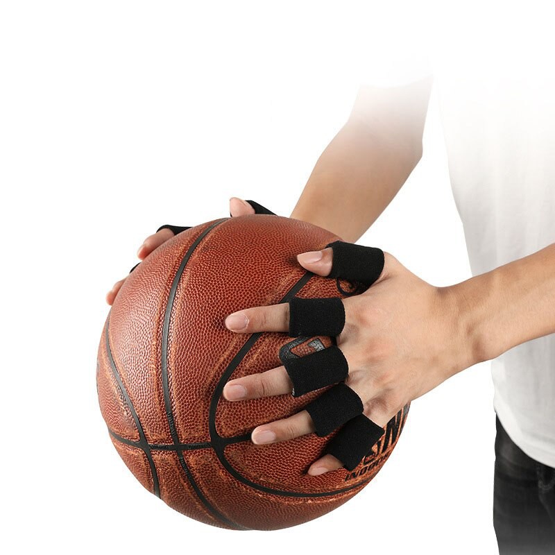 Bộ 10 băng bảo vệ ngón tay AOLIKES A-1589 khi chơi bóng rổ bóng chuyền sport finger protection sleeve