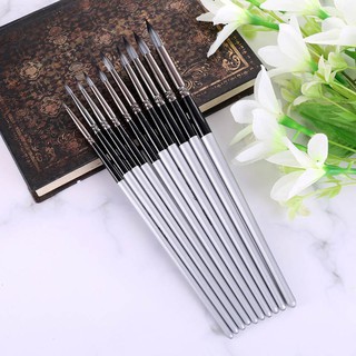 Set 10 Cọ Vẽ Tranh Chuyên Nghiệp Chất Lượng Cao