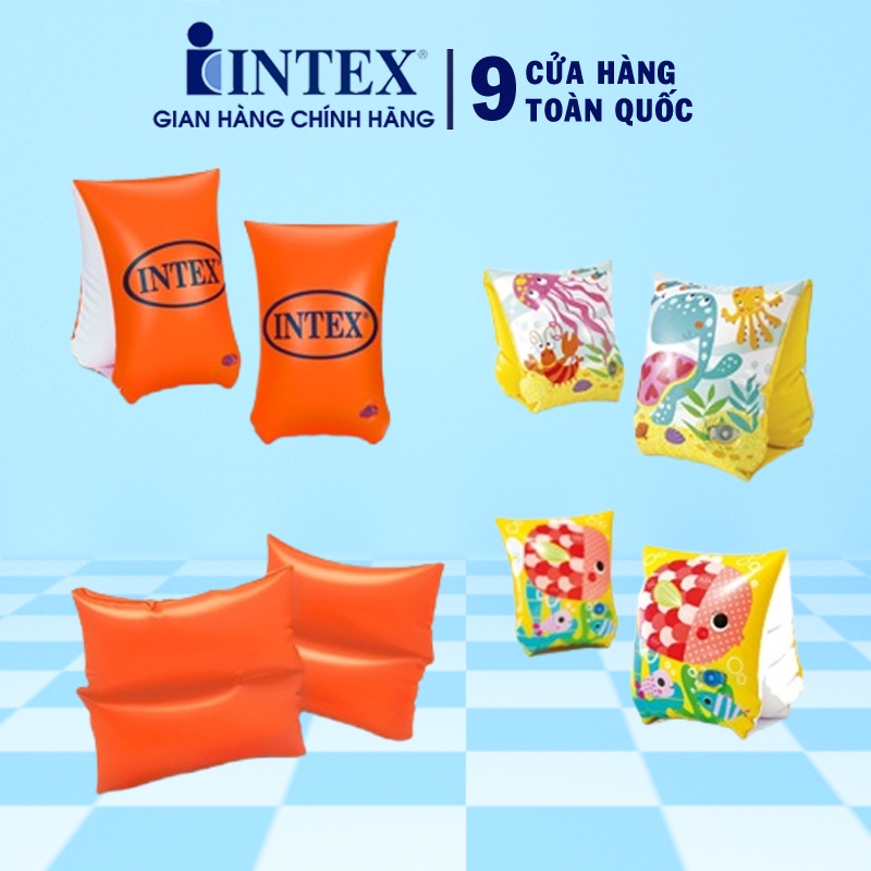 Phao tay INTEX nhiều hình cho bé, từ 3-6 tuổi