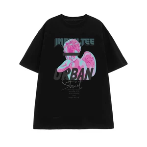Áo thun INFINITEE Fni0068, Thun 100% Cotton - form rộng Unisex. Nữ