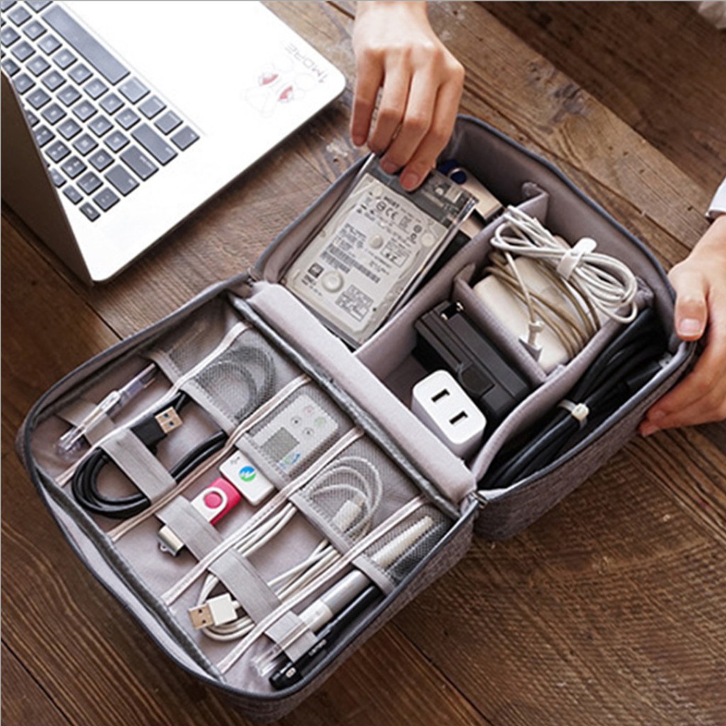 Ảnh Túi Đựng Phụ Kiện Công Nghệ 1 Ngăn Điện Thoại Chống Nước, Chống Sốc Cao Cấp Chính Hãng Amalife 3