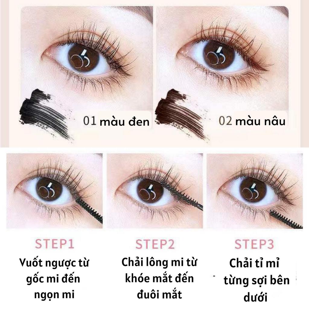 Chuốt Mi Iron Strong Cong Dài Sau Nhiều Giờ Mà Không Bị Vón Cục, Chống Nước Lâu Trôi