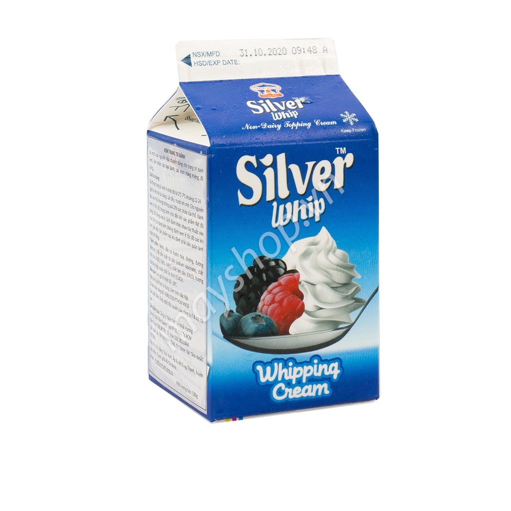 Whipping Cream Silver Whip (500ml) - [Chỉ ship Hỏa Tốc tại HN ...