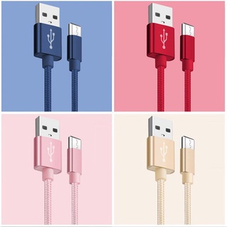 Dây sạc samsung, oppo, xiaomi...,Cáp sạc cổng Micro USB thiết kế dây bện dù cho điện thoại androi