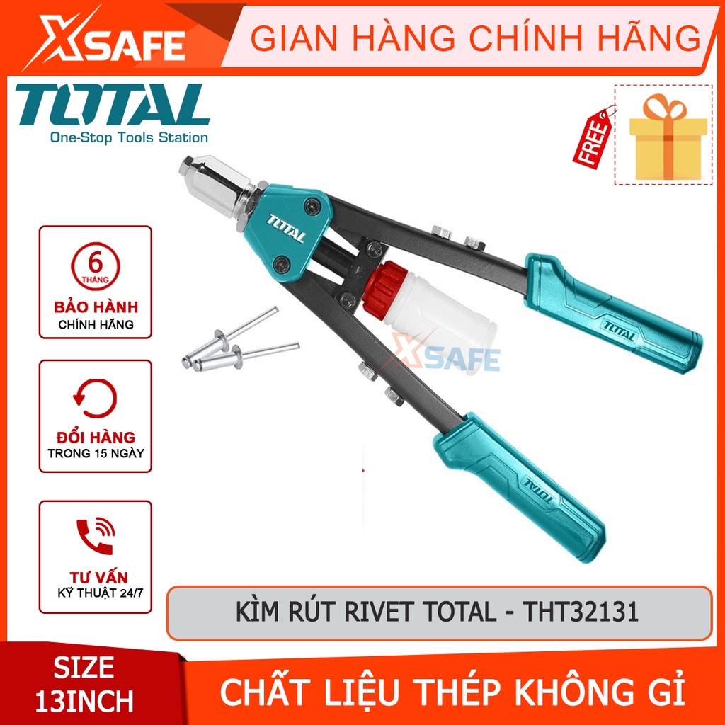 Kìm rút rivet Total THT32131 | Kềm(đinh tán) Size 13 inch chất liệu tay ...