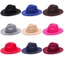 MERIGGIARE Fedora Mũ Vintage Nam Nữ Rộng Vành Đầm Khiêu Vũ Tiệc Biểu Diễn Sân Khấu Panama