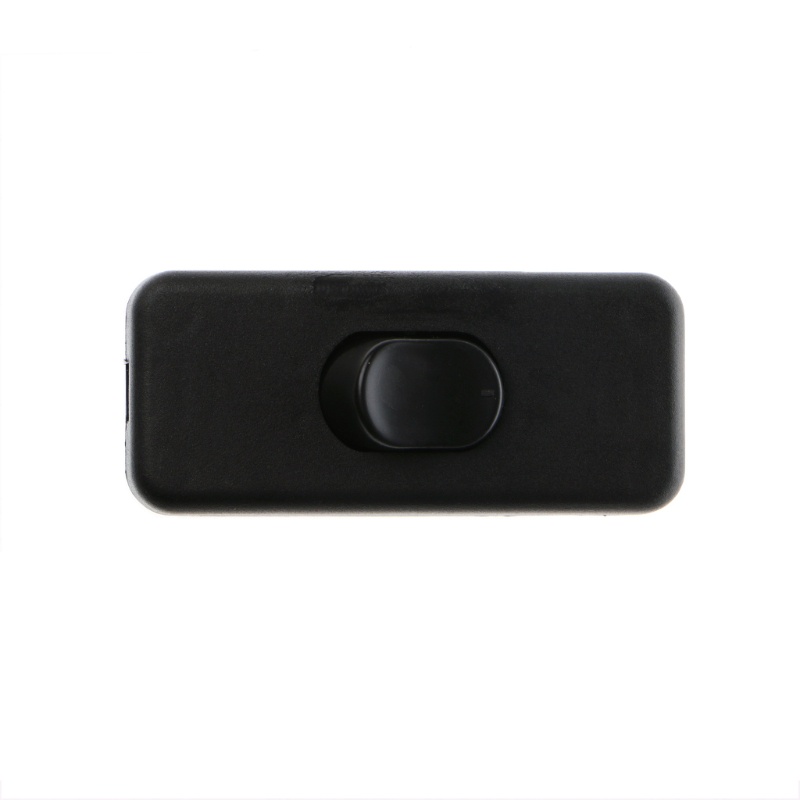 Ppy 250V 2A Nội Tuyến BẬT TẮT Bàn Đèn Dây Cáp Chuyển Đổi Rocker Switch Đen
