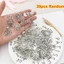 TOPTOOLCX 20 Chiếc Ngẫu Nhiên Halloween Quyến Rũ Trang Sức Làm Giáng Sinh Nhện Bí Ngô Kim Loại Đầu Lâu