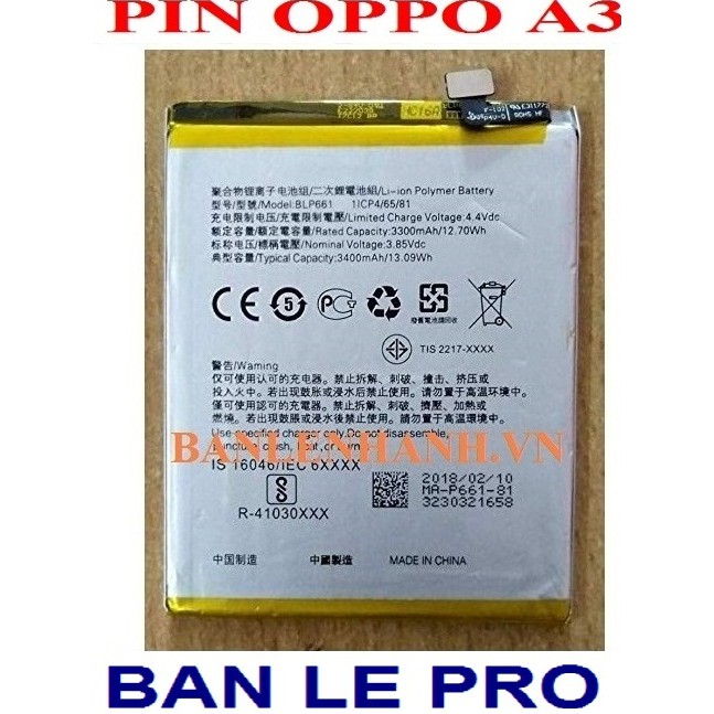 PIN OPPO A3 | Shopee Việt Nam