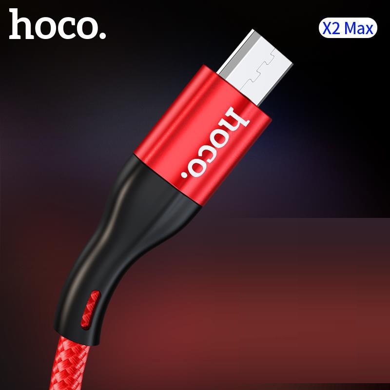 [MẪU MỚI] Cáp Sạc Nhanh MICRO USB Hoco X2 MAX Dây Dù Chông Đứt cho ANDROID - BH 3 tháng 1 đổi 1 (MÀU SẮC NGẪU NHIÊN)