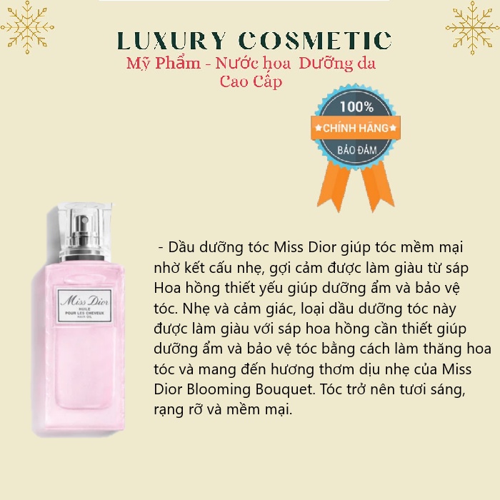 Nước Hoa Cho Tóc Dior – Miss Dior Perfum Hair Mist Giá Tốt Tháng 8, 2023 |  Mua Ngay | Shopee Việt Nam