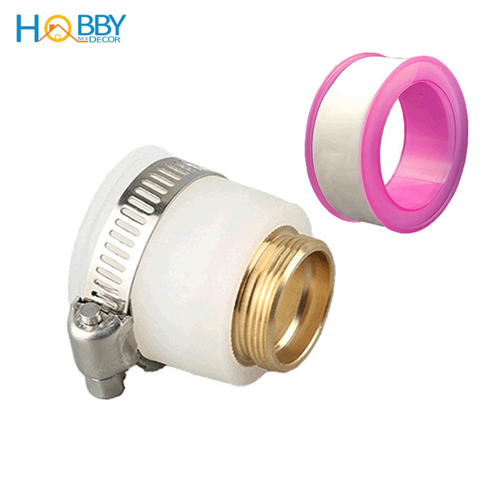 Đầu nối ren đồng kèm cao su non Hobby home decor DNCS