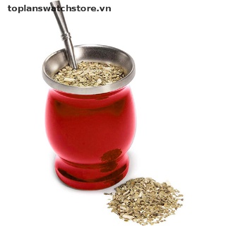 Toplanswatchstore Yerba Mate Set Cốc Uống Trà Bằng Thép Không Gỉ Hai Lớp Hình Quả Bầu Và Con Voi VN