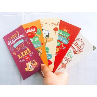 Lì Xì đầu năm mới (10 chiếc shop gửi tặng mẫu bất kỳ)