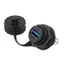 BTF USB 2 0 3 0 Nữ Ổ Cắm Cắm Bảng Điều Khiển Gắn Bộ Chuyển Đổi Trực Tiếp Chống Thấm Nước IP67 Kết Nối Có Nắp