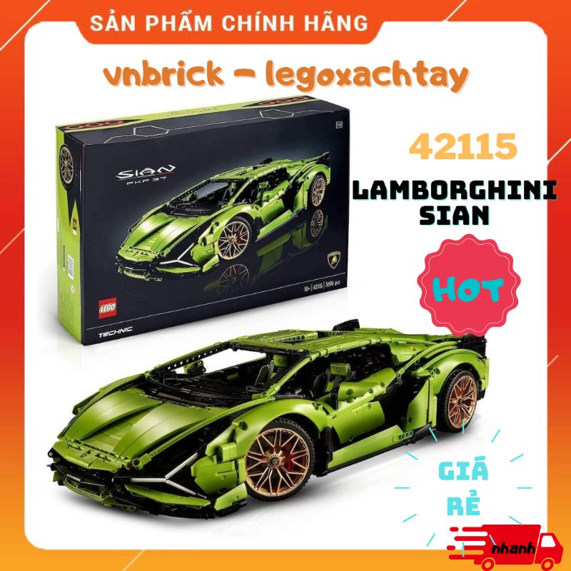 LEGO Technic 42115 Siêu Xe Lamborghini Sián FKP 37 Shopee Việt Nam