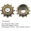 DELMER Xe Đạp Freewheel Bánh Xích 34MM Xe Đạp Bánh Răng Phụ Kiện Xe Đạp 12T / 14T / 16T Xe Đạp Freewheel