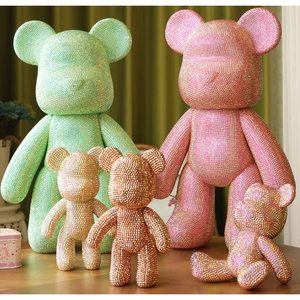 Gấu đính đá - Bearbrick size 34 handmade siêu xinh cho mọi lứa tuổi nhiều màu