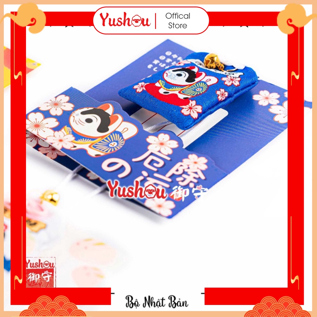 Túi Phước Yushou Linh Vật Nhật, Có sẵn, Quà tặng ý nghĩa.