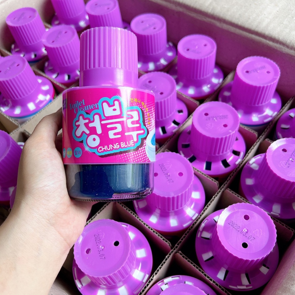 Chai Thả Bồn Cầu diệt khuẩn (Hàn Quốc )  Lọ thả bồn cầu thơm hương hoa
