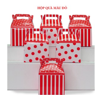 Hộp quà sinh nhật nhiều màu SET 6 cái