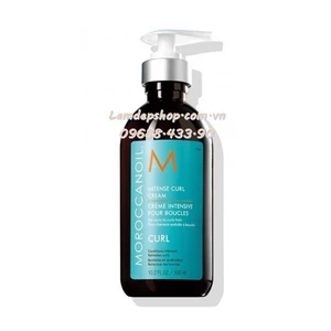 Kem vuốt tóc - Moroccanoil Intense Curl Cream - dưỡng và tạo kiểu mềm mại cho tóc xoăn (300ml) - LT