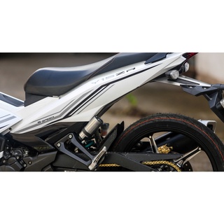Tem Rời Dán Xe Exciter 150 Y15 Trắng Đen Cực Hot, Hàng 3 Lớp Chất Lượng Cao .Team Decal