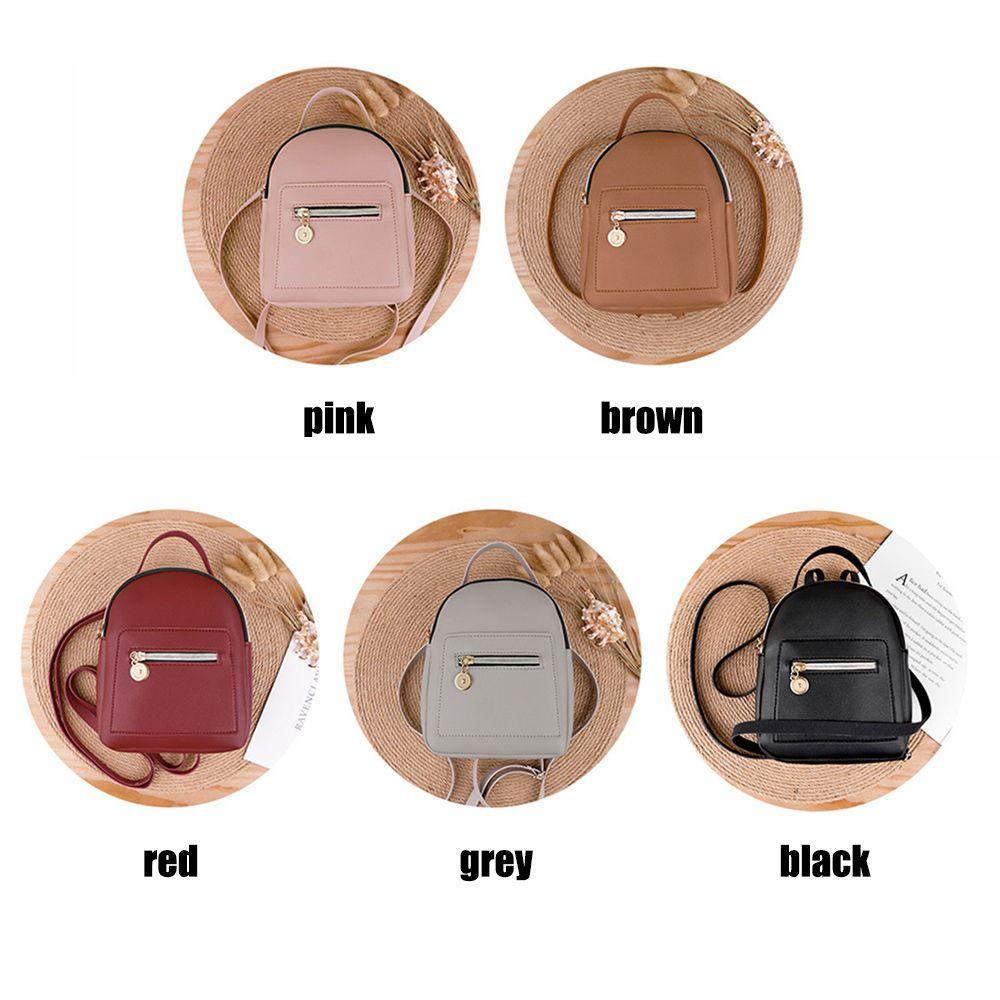 Ba lô Mini HOBBYIN Du lịch bé gái Gói Daypack PU nhỏ