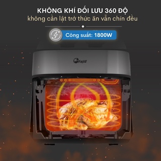 Nồi chiên không dầu FujiE AF9 dung tích 9,2L, hàng chính hãng, bảo hành điện tử toàn quốc 24 tháng