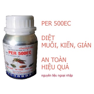 Thuốc Xịt Muỗi Y Tế Per 500EC 100ml - Diệt Muỗi, Kiến, Gián Hiệu Quả, Nguyên Liệu Nhập Khẩu, Chai Nhôm