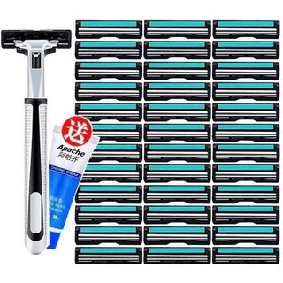 Dao cạo râu Gillett Mach Classicc Kèm 36 lưỡi Tặng 1 Lọ kem