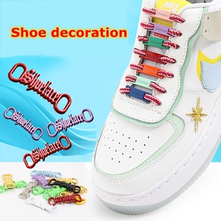 1 Cặp Khóa Dây Giày Thể Thao A-J03 Bằng Kim Loại Hình Chữ Cái DIY