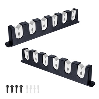 Giá Đỡ Cần Câu Cá Gắn Tường 6 Rãnh Dễ Lắp Đặt Tiện Dụng Cho Gara/Gara