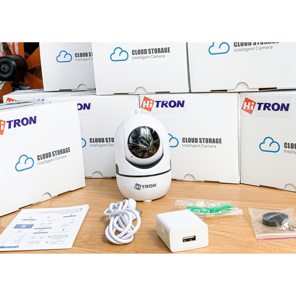 Camera Xoay theo người, xoay 360 độ có báo động Hitron | Shopee Việt Nam