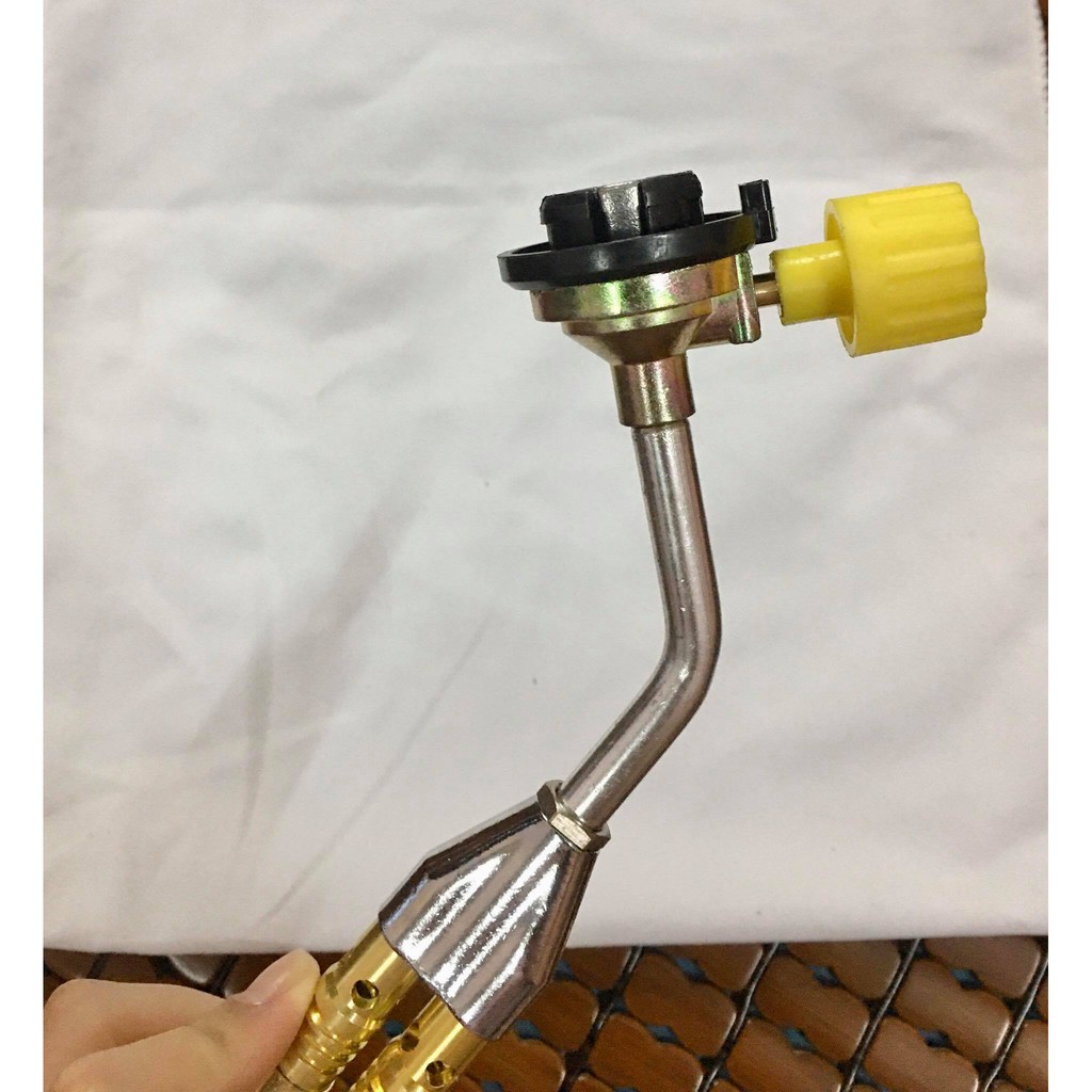 Đèn khò Gas Đôi-Lắp Bình Gas Mini Tiện Lợi - Khò ga 2 lòng - Đèn khò ga mini